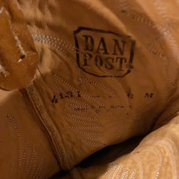 Vintage Dan Post western boots size 6M - Picture 8 of 12